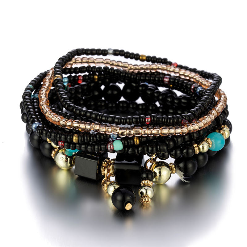 Bohemian Multi-layer Creative Beaded Bracelet