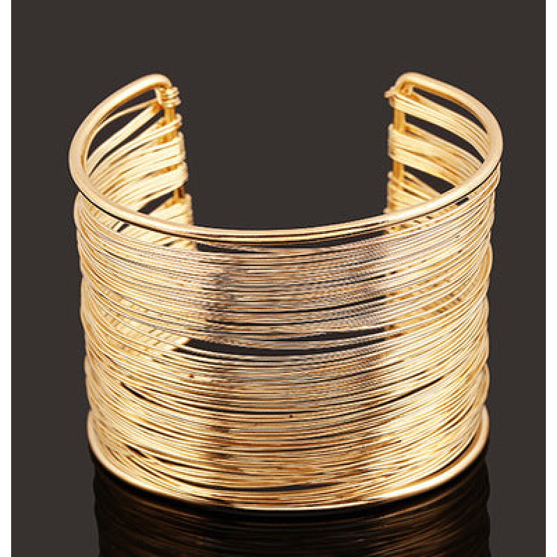 Iron Wire Metal Opening Bracelet