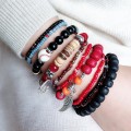 Fashion Color Bohemian Ethnic Style Bracelet Elastic