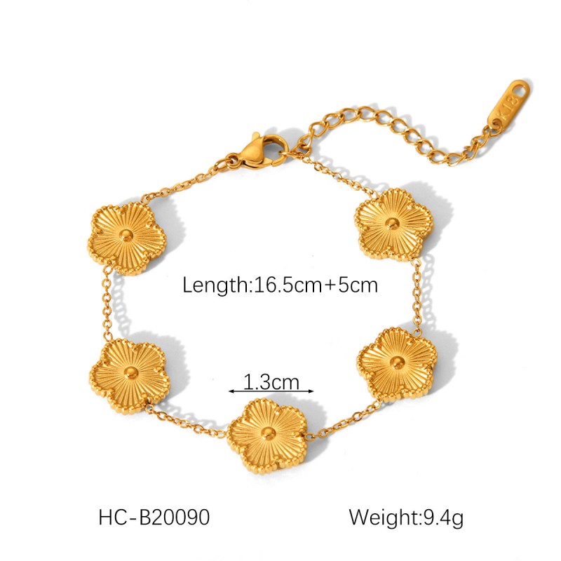 Hot Selling 18K Gold Plated Bracelet Stainless Steel Bracelet