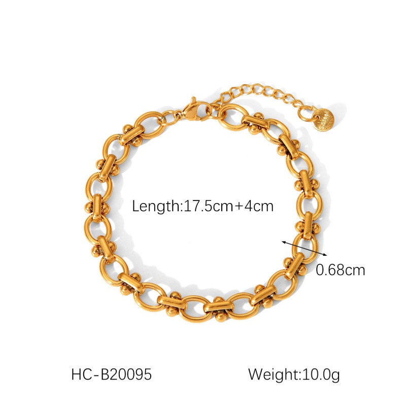 Hot Selling 18K Gold Plated Bracelet Stainless Steel Bracelet