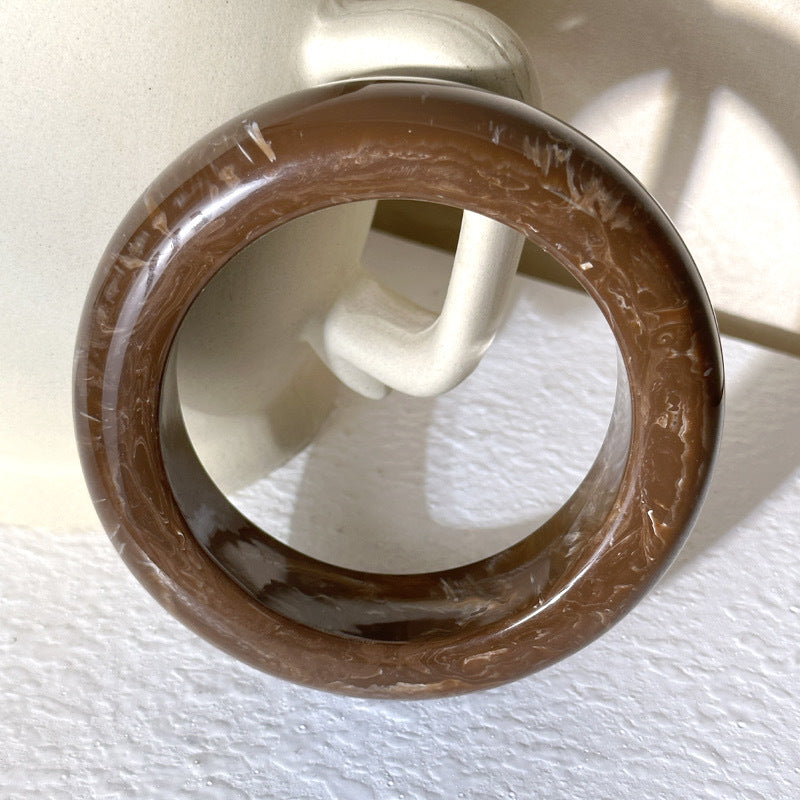 10pcs fashion new marble pattern acrylic bracelet shape