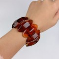 fashion pattern halo dyed acrylic geometric stitching hand b