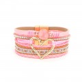 Bohemian Multi-layered Leather Handwoven Love Bracelet