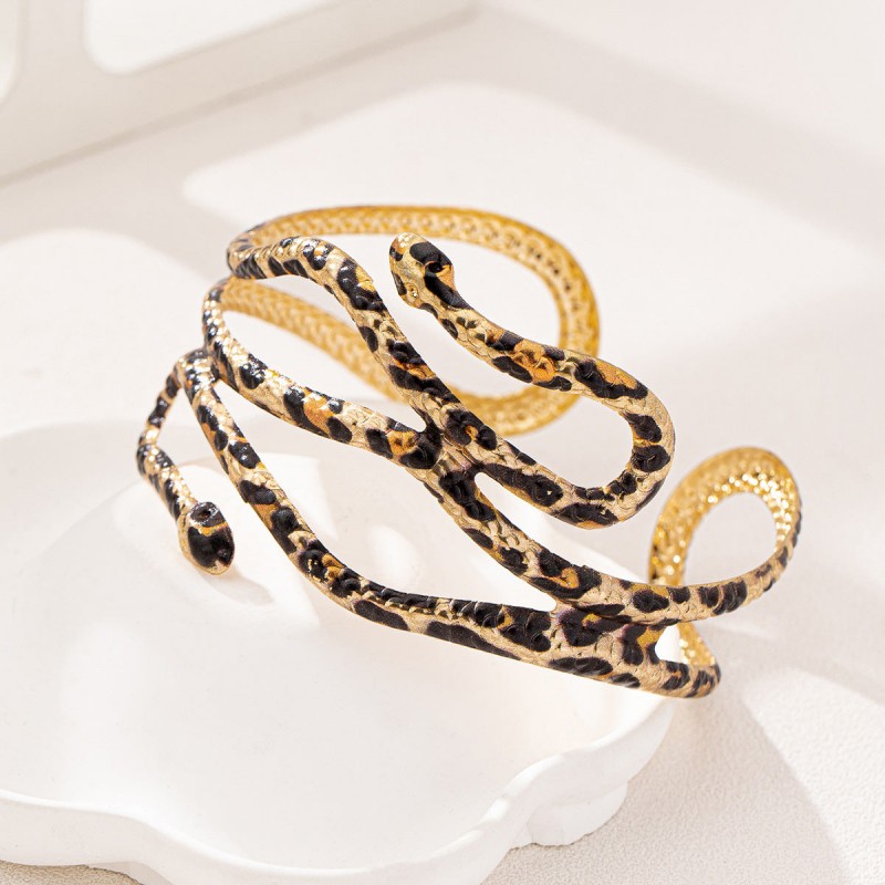 Metal Leopard Irregular Snake Arm Ring ultiple Occasions