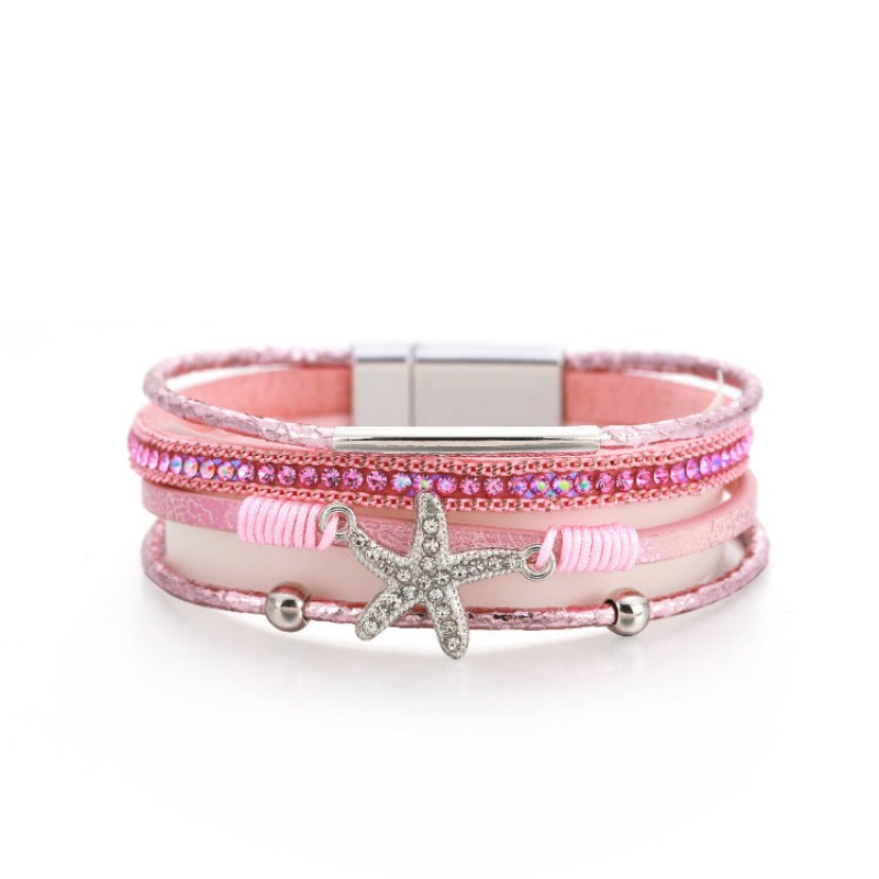 Multi-layer Diamond Starfish Bracelet