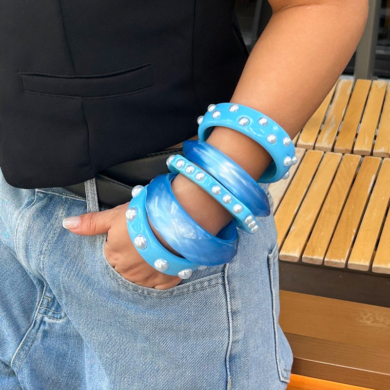 sweet cool ins wind glitter wide bracelet