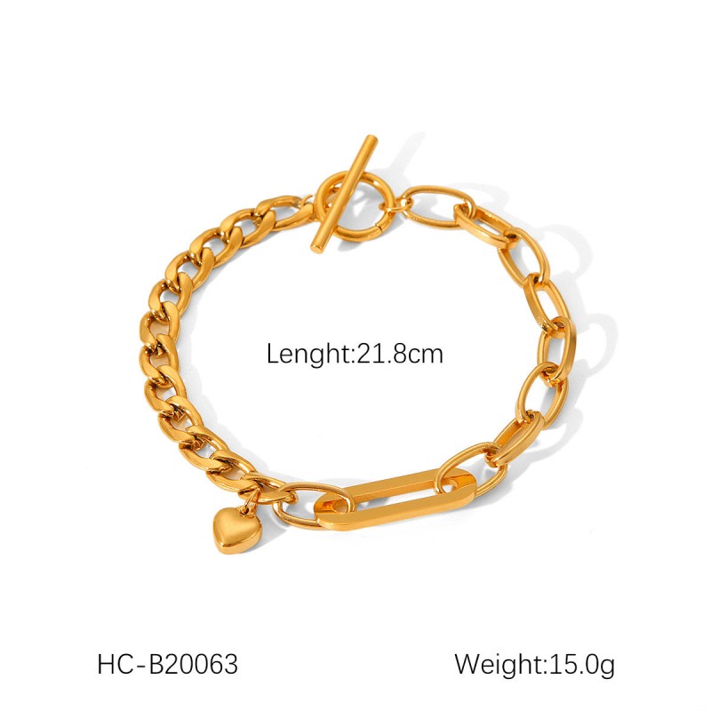 Hot Selling 18K Gold Plated Bracelet Stainless Steel Bracelet