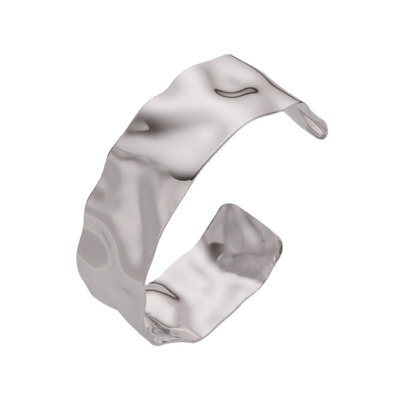 stainless steel bracelet C-shaped retro gold open bracelet