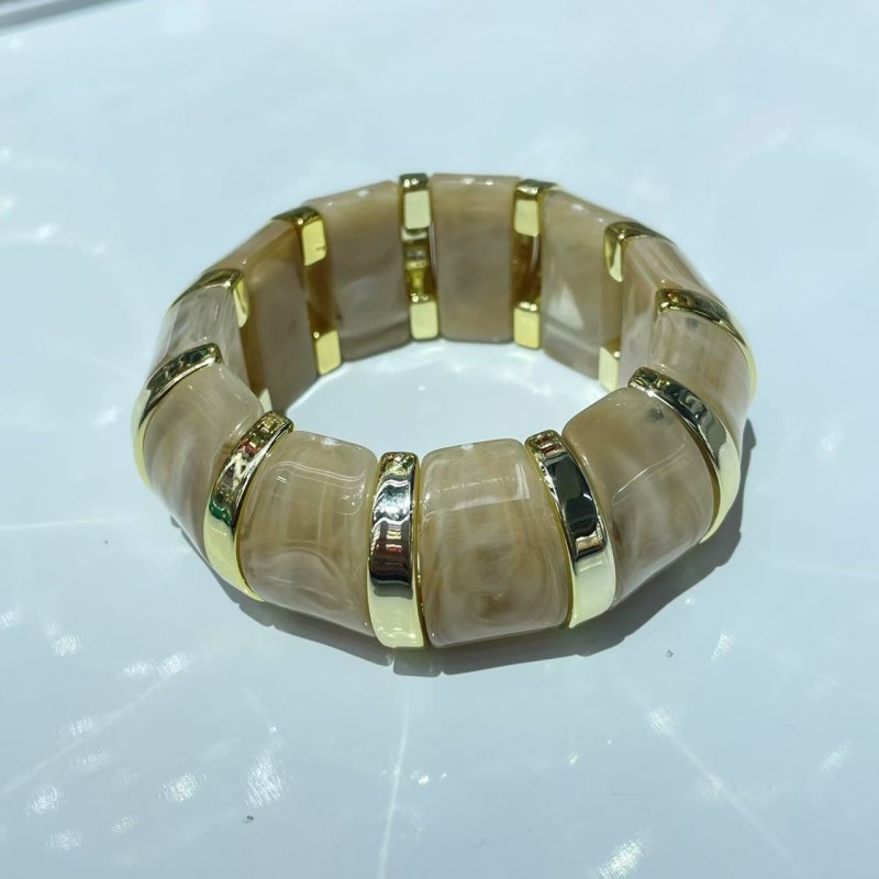 New Acrylic Stamping Rope Simple Maillard Bracelet