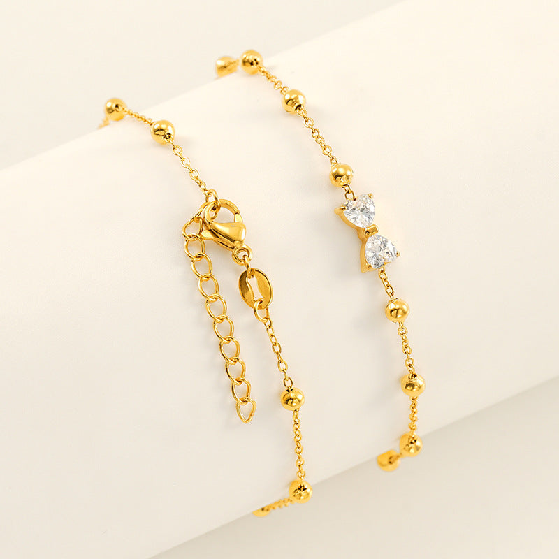 Commuter Titanium Steel Zirconia Bracelet