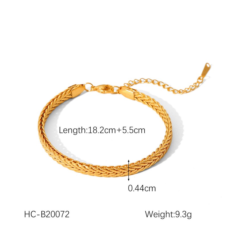 Hot Selling 18K Gold Plated Bracelet Stainless Steel Bracelet