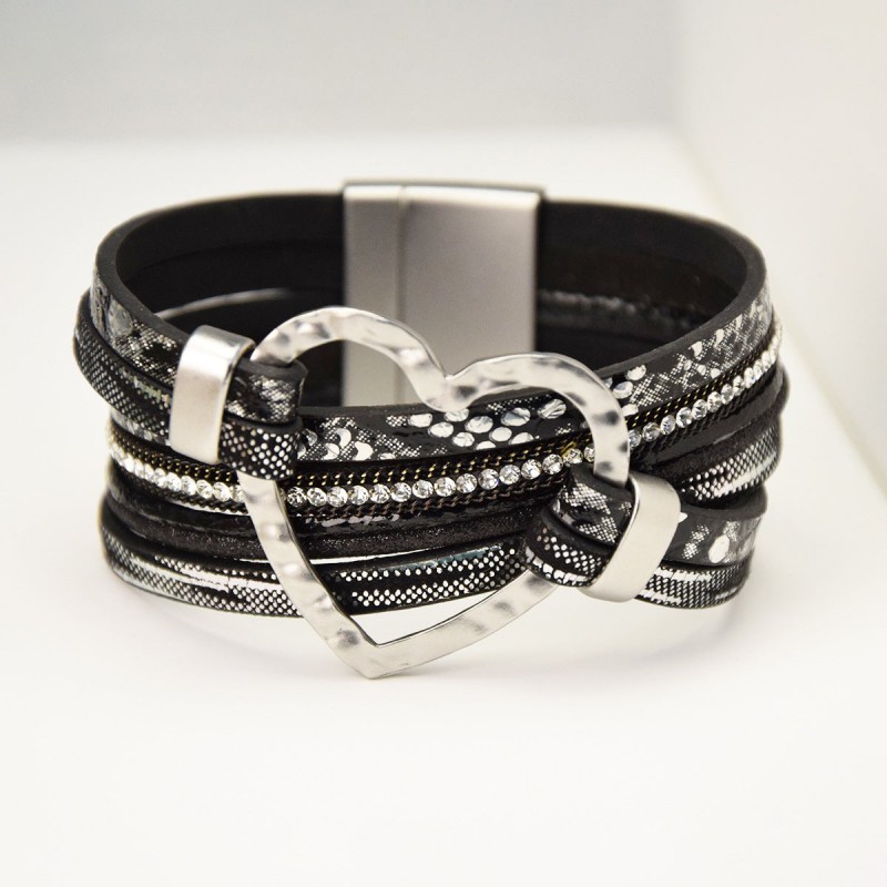 6pcs Exaggerated Heart Accessories Wrist Jewelry Magnetic Cl