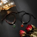 Valentine's Day Alloy Five Pointed Star Couple Bracelets