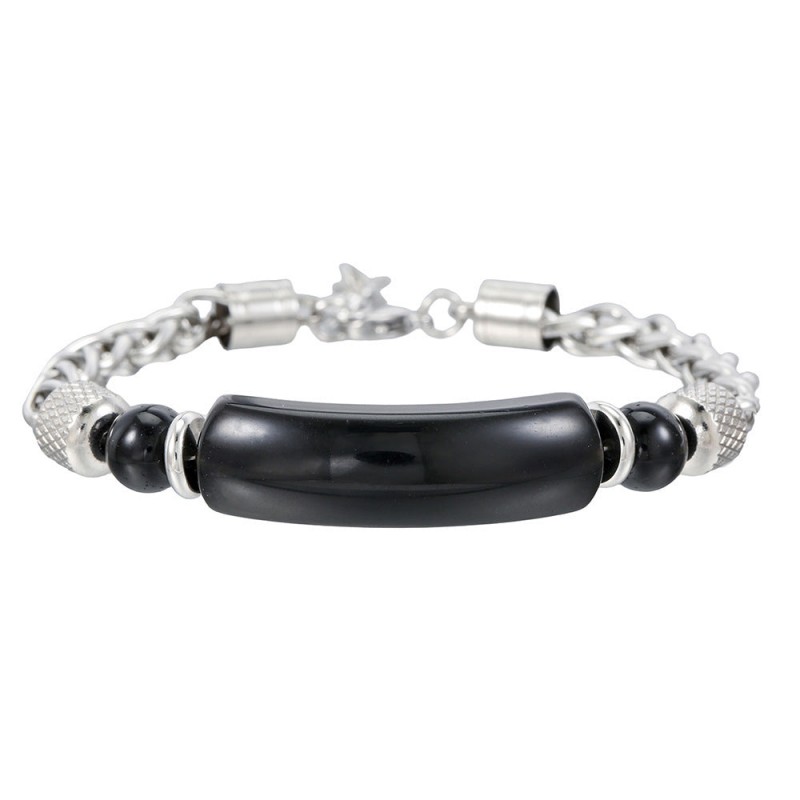 Turquoise Bracelet Vintage Stainless Steel Chain