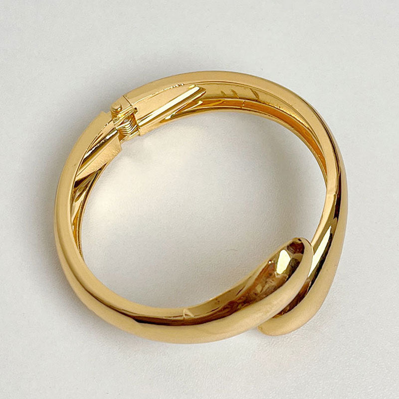 Retro Style Metal Geometric Cross Bracelet