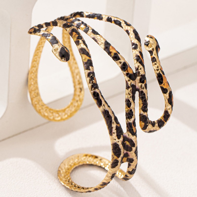 Metal Leopard Irregular Snake Arm Ring ultiple Occasions