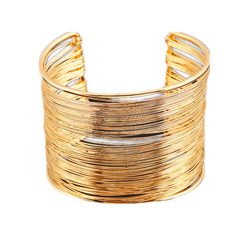 Iron Wire Metal Opening Bracelet