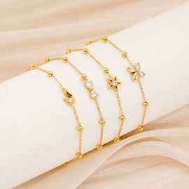 Commuter Titanium Steel Zirconia Bracelet