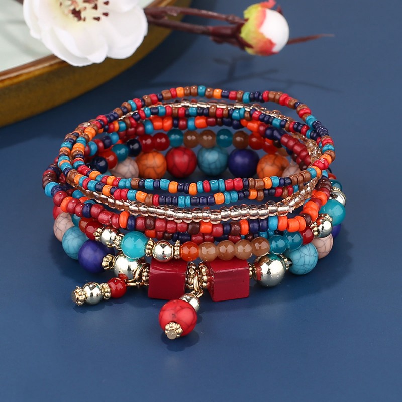 Bohemian Multi-layer Creative Beaded Bracelet