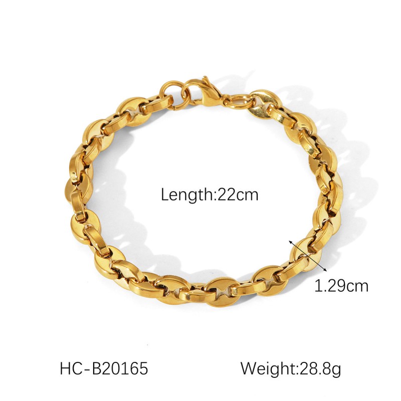 Hot Selling 18K Gold Plated Bracelet Stainless Steel Bracelet