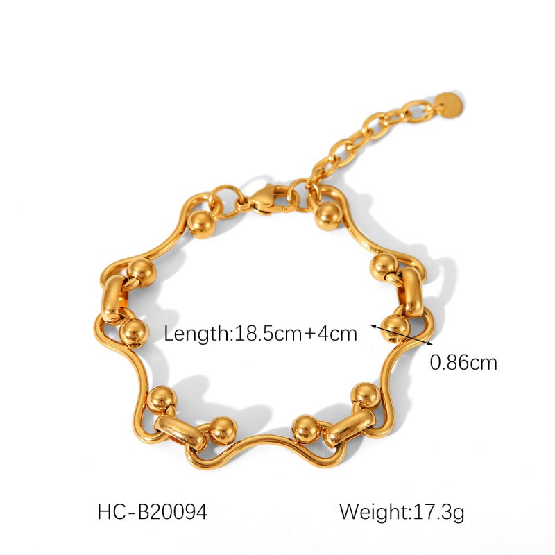 Hot Selling 18K Gold Plated Bracelet Stainless Steel Bracelet