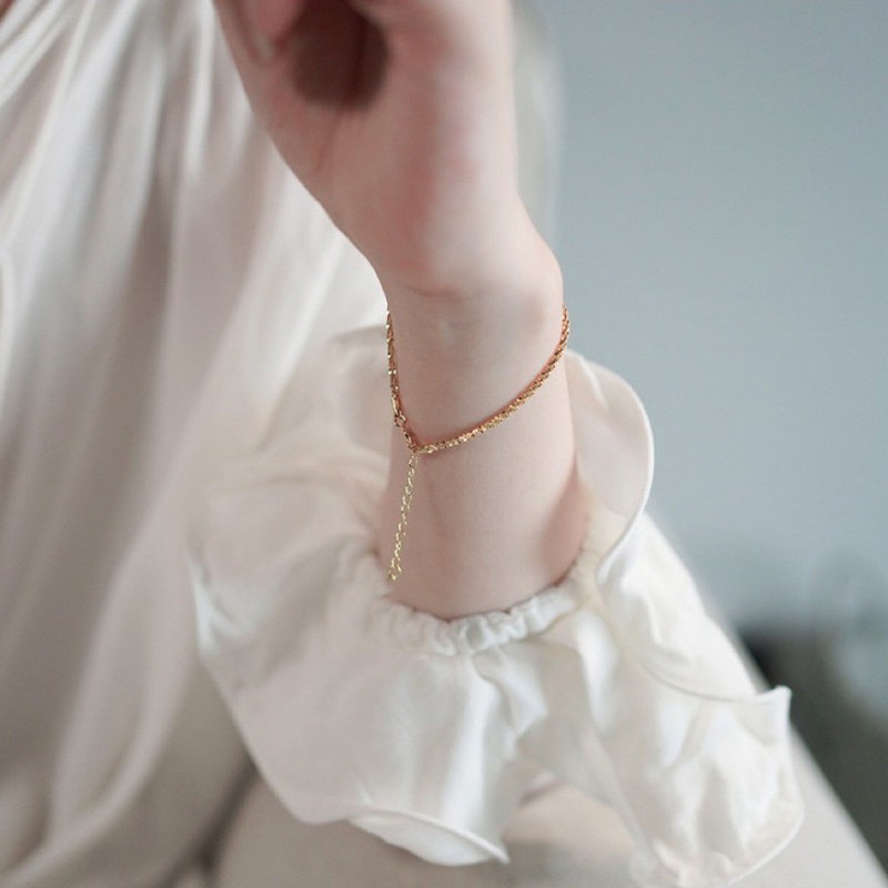 Sparkling Design Sense Broken Gold New Fashion Bracelet