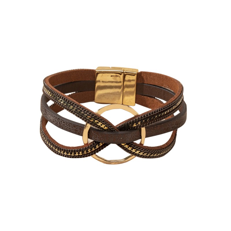 Leather Multi-layered Bohemian Magnetic Bracelet