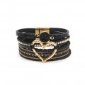 Bohemian Multi-layered Leather Handwoven Love Bracelet