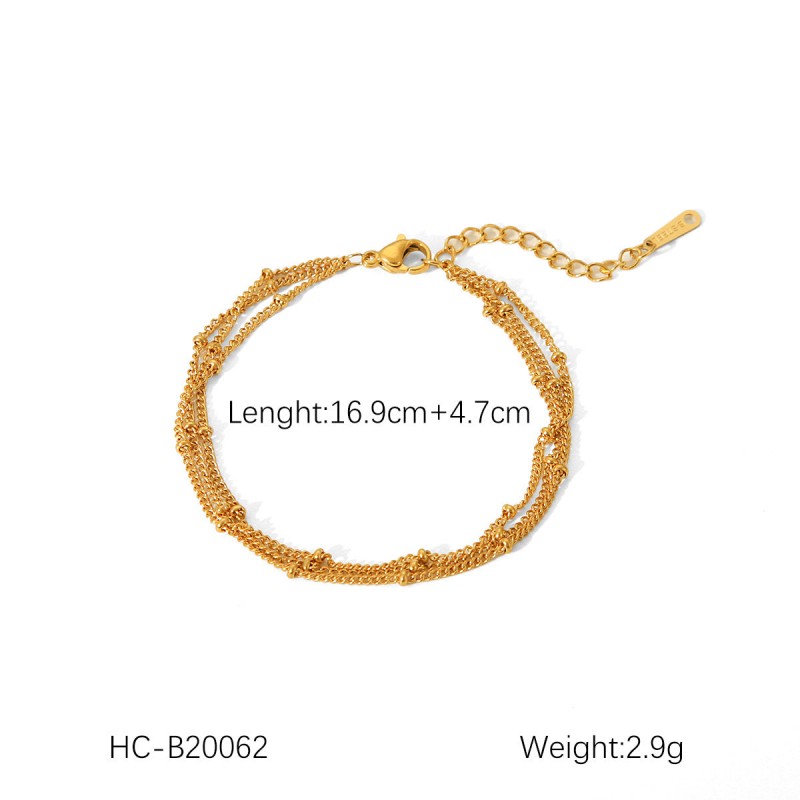 Hot Selling 18K Gold Plated Bracelet Stainless Steel Bracelet