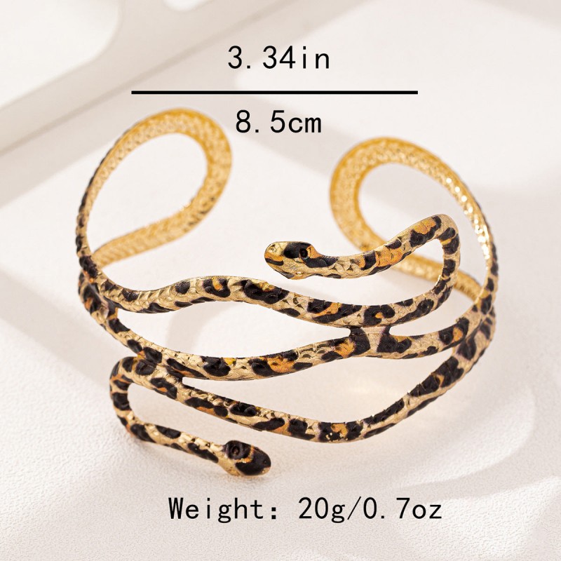 Metal Leopard Irregular Snake Arm Ring ultiple Occasions