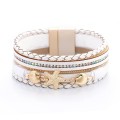 Ethnic Style Holiday Style Small Starfish Inlaid with Colorful Diamond Bracelets