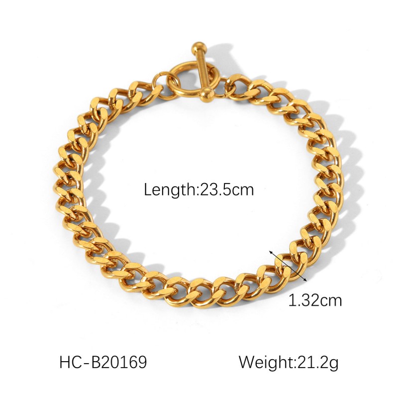Hot Selling 18K Gold Plated Bracelet Stainless Steel Bracelet