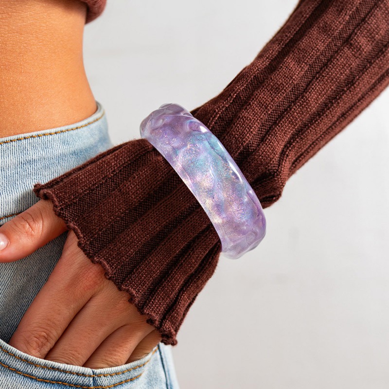 sweet cool ins wind glitter wide bracelet