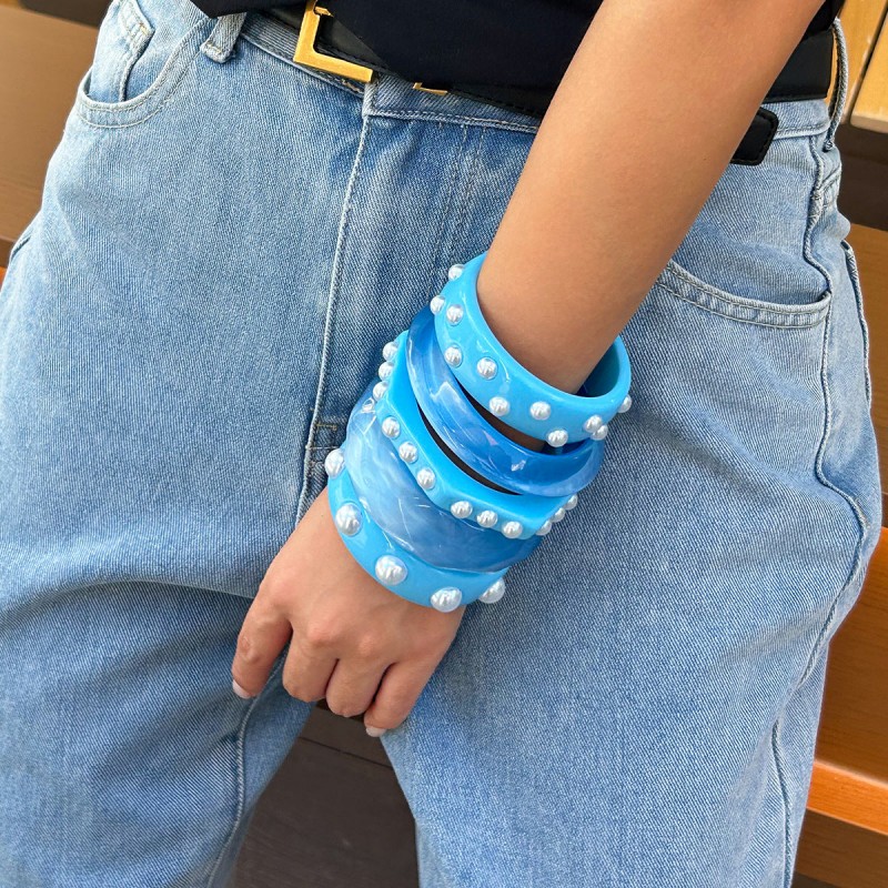 sweet cool ins wind glitter wide bracelet