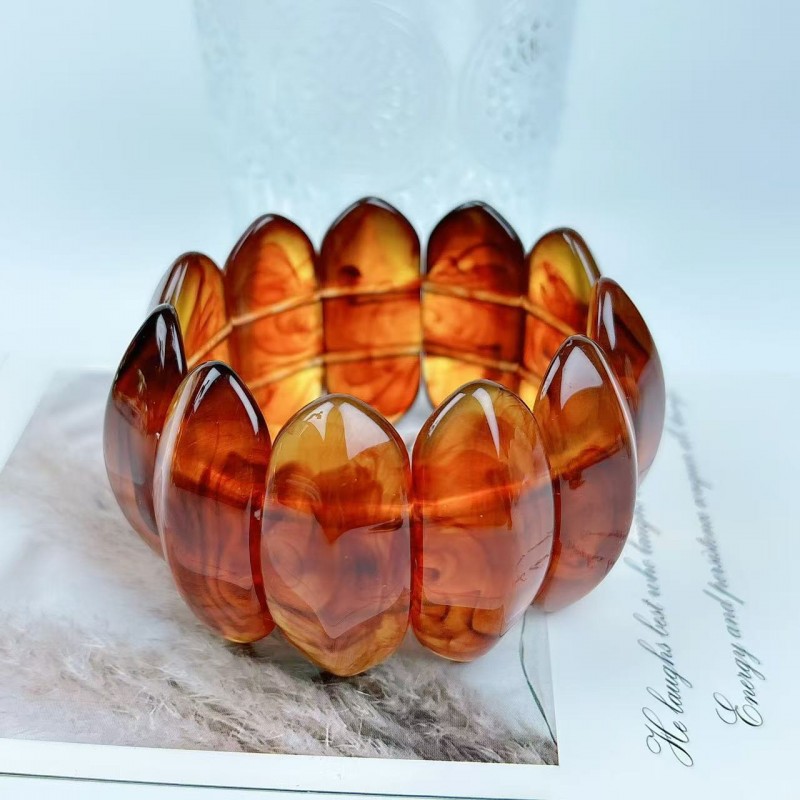 fashion pattern halo dyed acrylic geometric stitching hand b