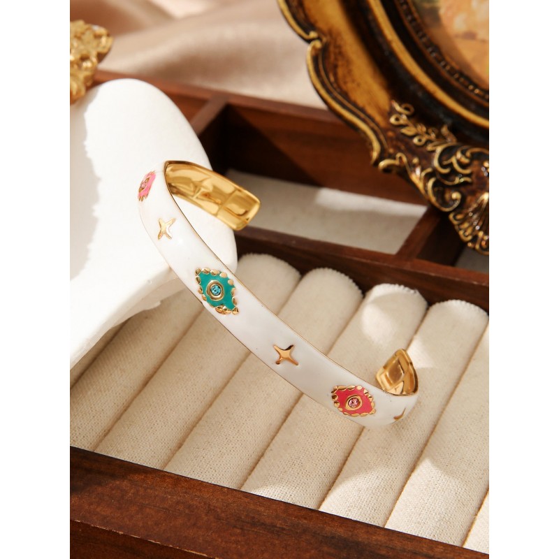 18K Gold Color Explosions Personality Fashion Retro Design B