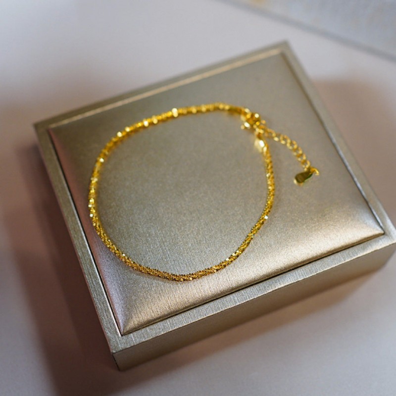 Sparkling Design Sense Broken Gold New Fashion Bracelet