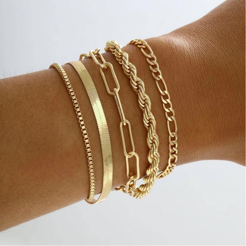 Bohemian Metal Chain 6-Piece Set Multilayer Chain
