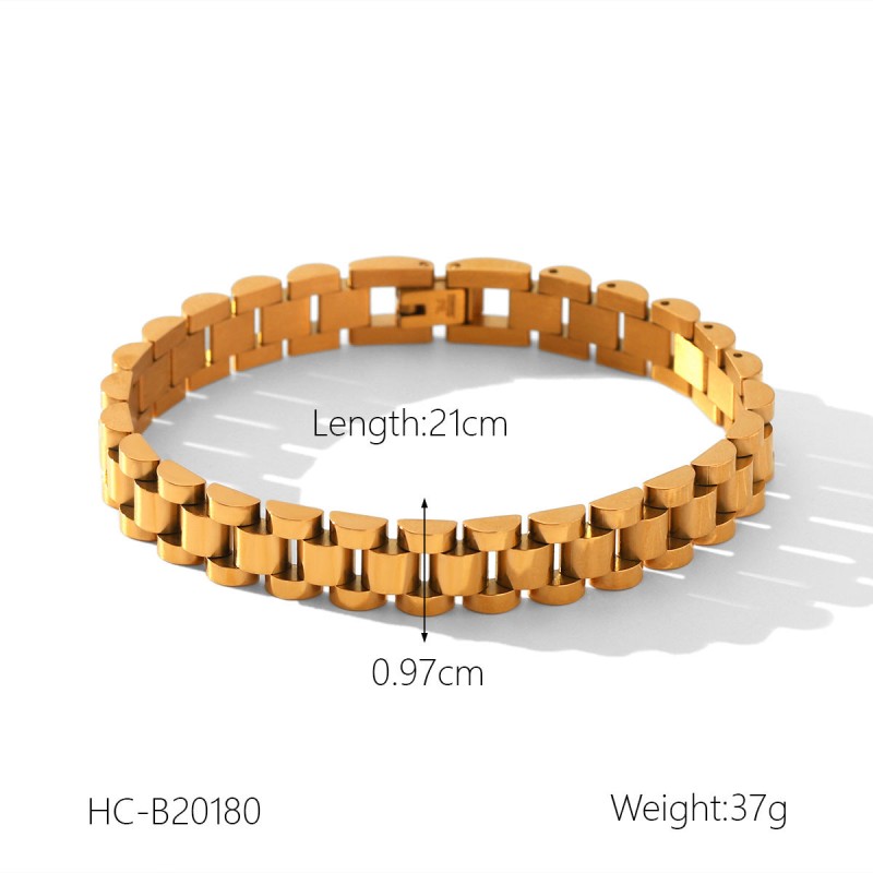 Hot Selling 18K Gold Plated Bracelet Stainless Steel Bracelet
