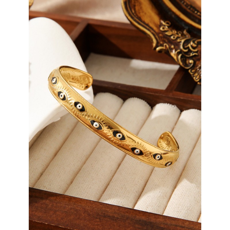 18K Gold Color Explosions Personality Fashion Retro Design B
