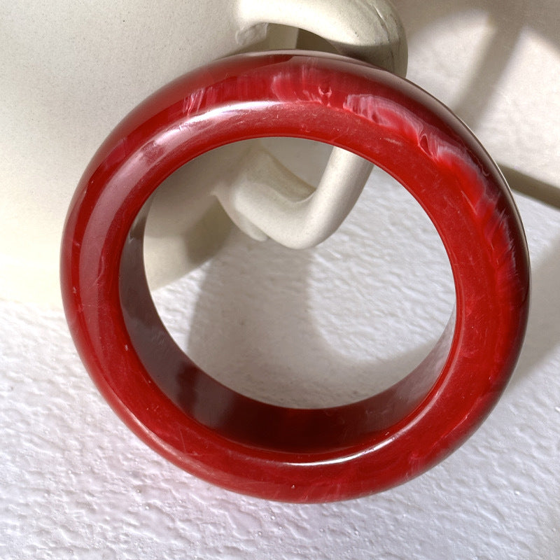 10pcs fashion new marble pattern acrylic bracelet shape